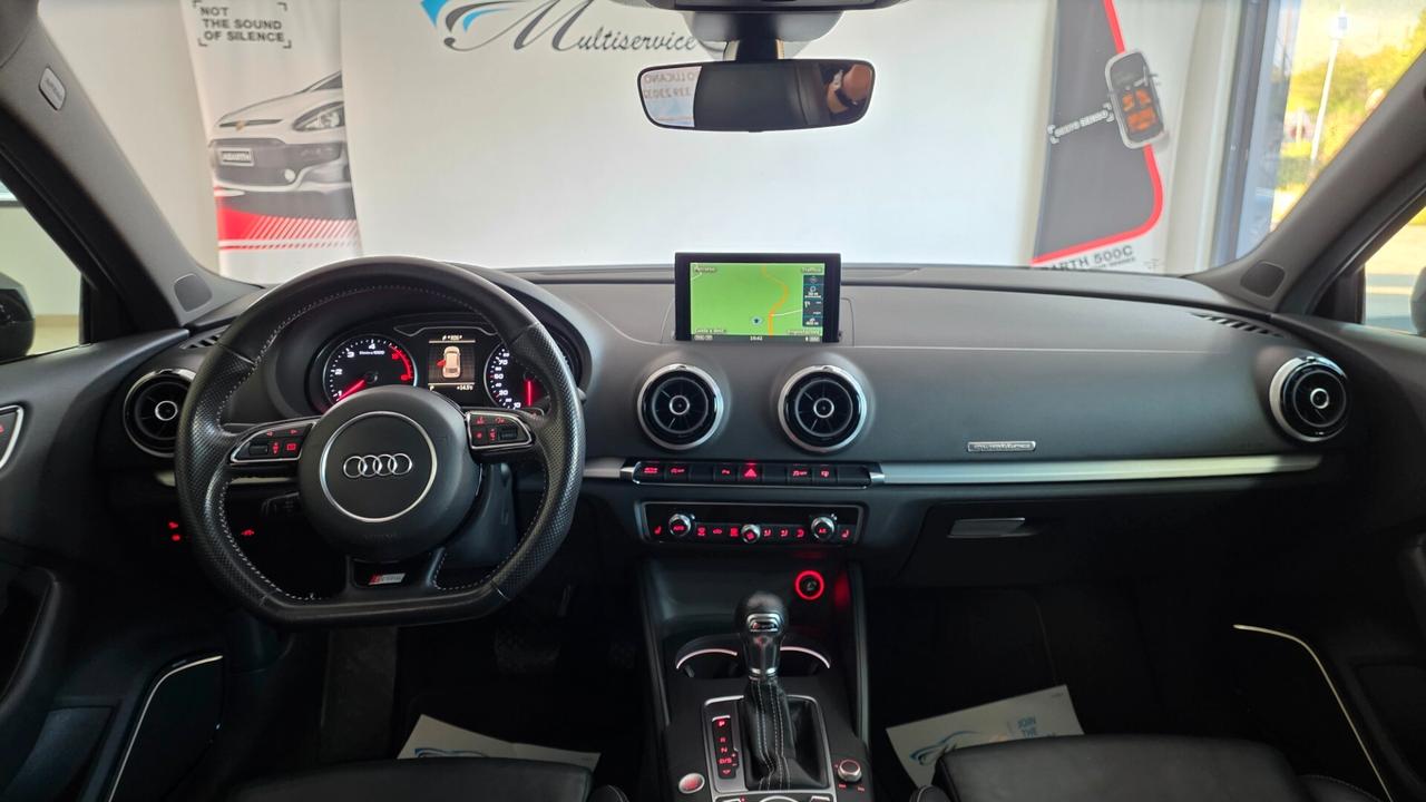 Audi A3 SPB 2.0 TDI 184 CV S tronic S Line quattro TETTO