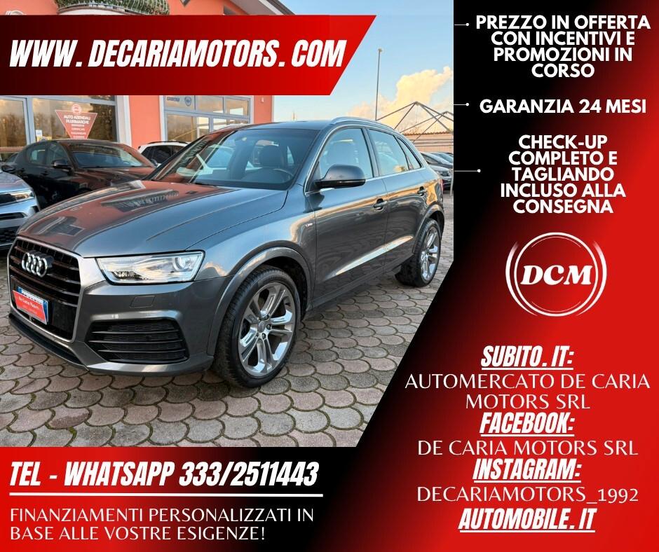 Audi Q3 S-Line 2.0 TDI 150CV Quattro S-Tronic Sport - 2016