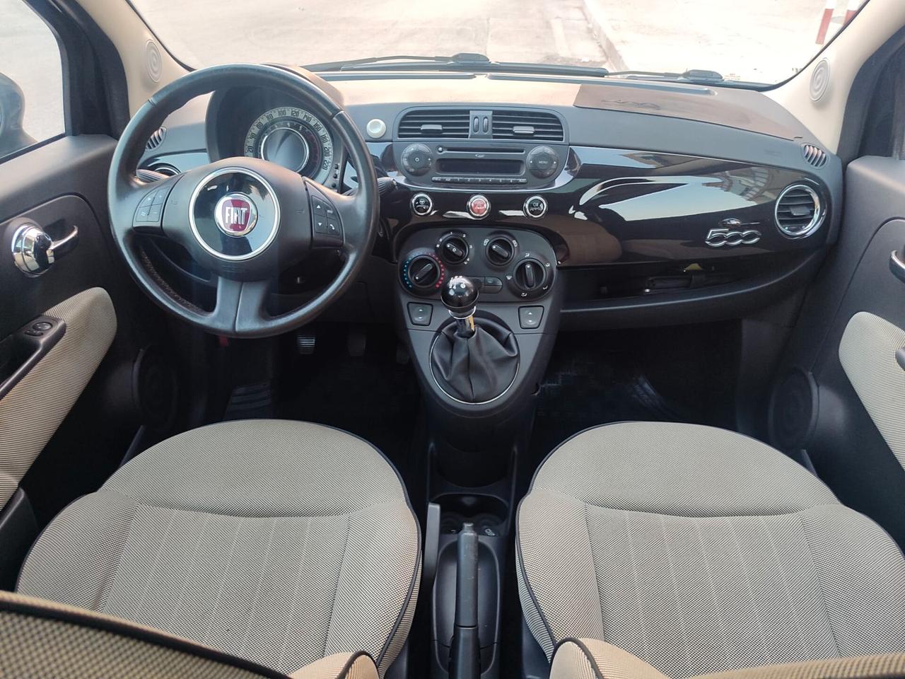 Fiat 500 1.2 Benz. Lounge TETTO PANORAMICO.