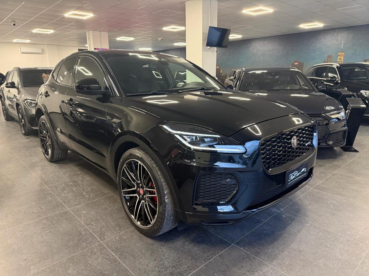 JAGUAR E-PACE 2.0D AWD R-DYNAMIC BLACK MHEV 204CV TETTO PELLE NAVI ANNO 2022