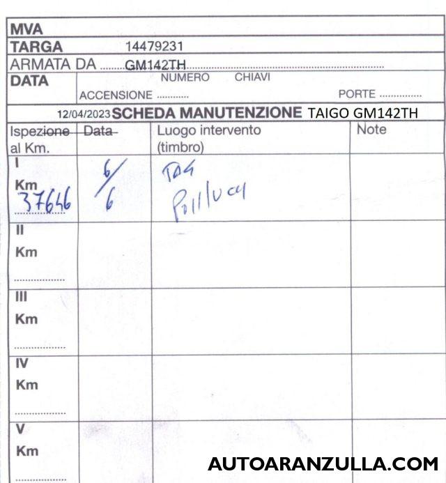 VOLKSWAGEN Taigo 1.0 Life TSI 95CV - Fari Led - Virtual CockPit