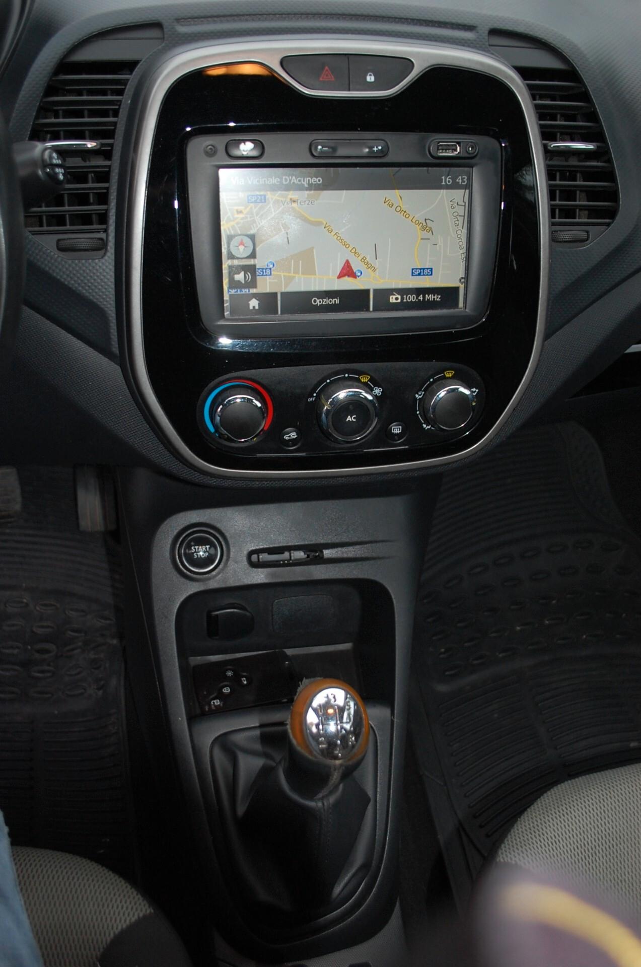 Renault Captur 1.5 dci 90CV Live S&S Uff Italy Navi Led USB Lega