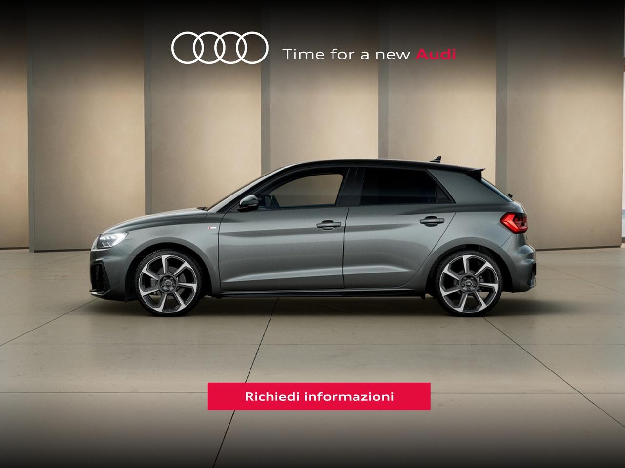 Audi A1 sportback 30 1.0 tfsi identity black 116cv s-tronic