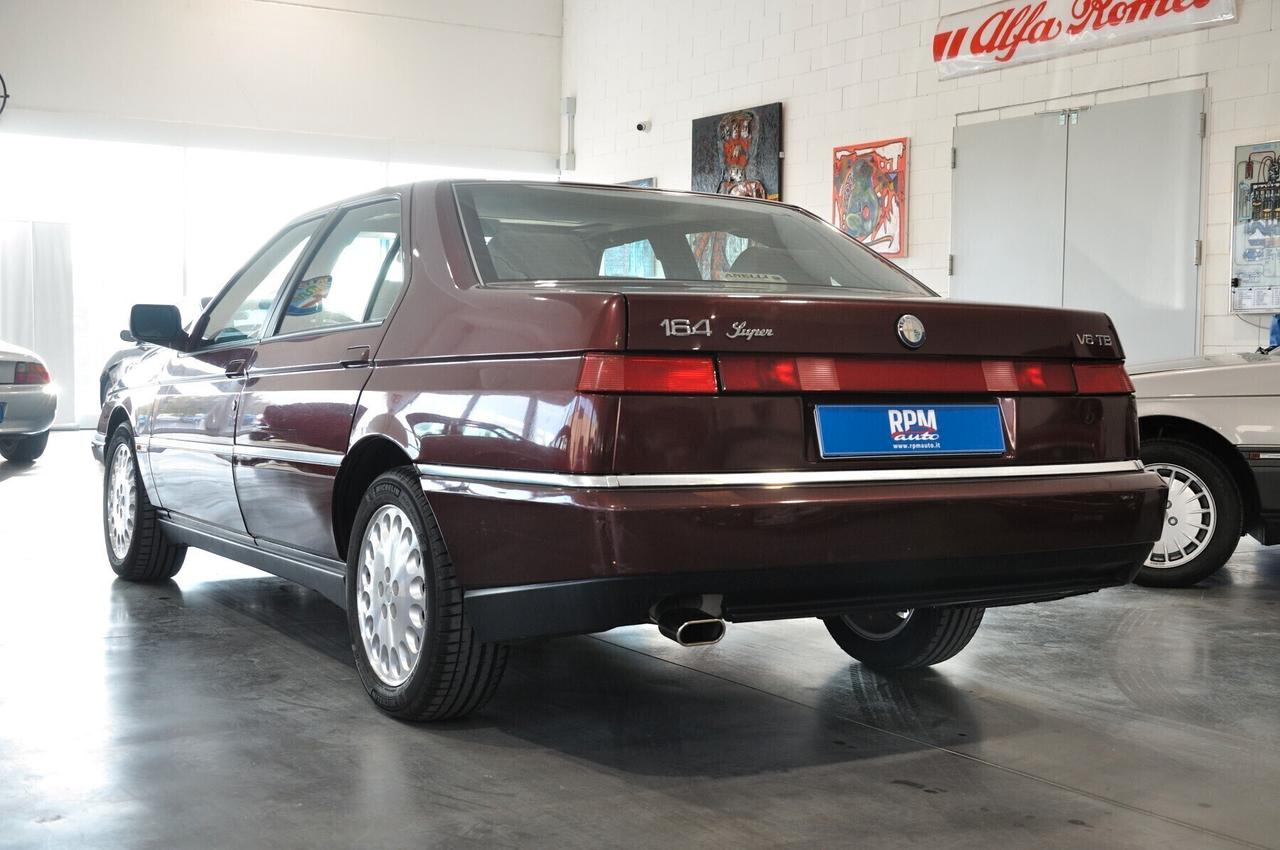 Alfa Romeo 164 2.0i V6 turbo cat Super CRS pelle tagliandata