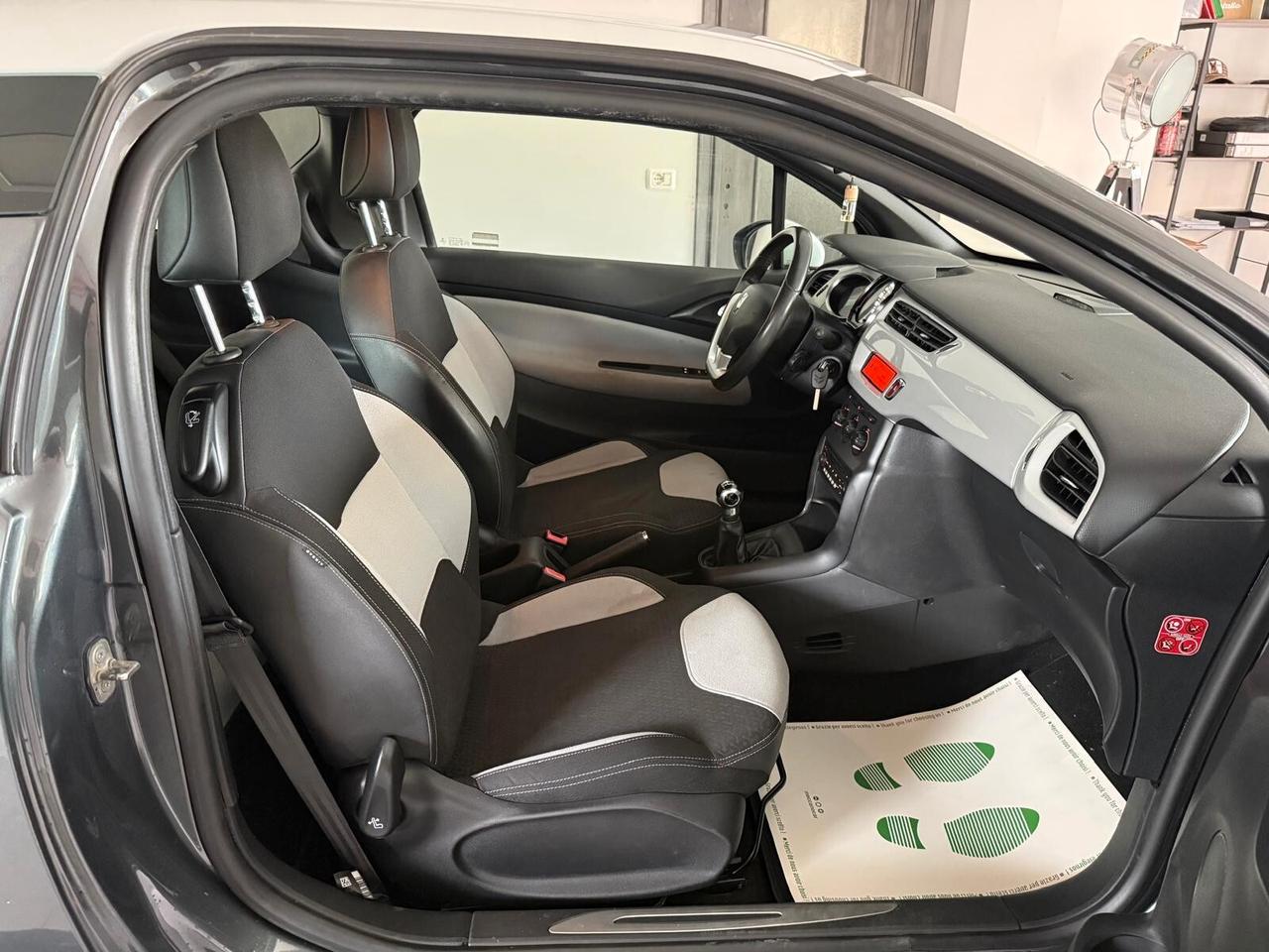 Citroen DS3 1.4 HDi 70 JUST BLACK OK NEOPATENTATI