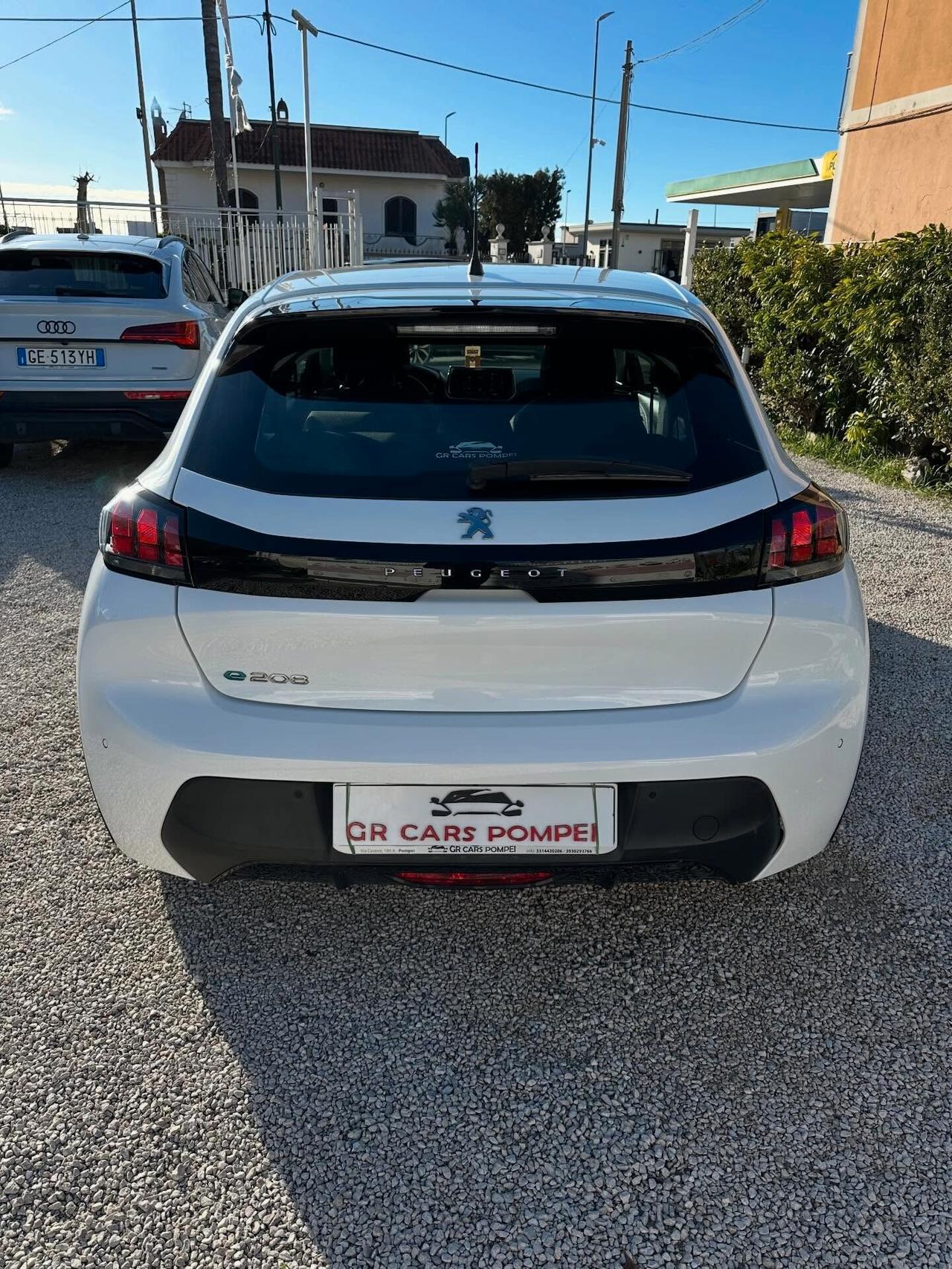 Peugeot 208 motore elettrico 136 CV 5 porte GT