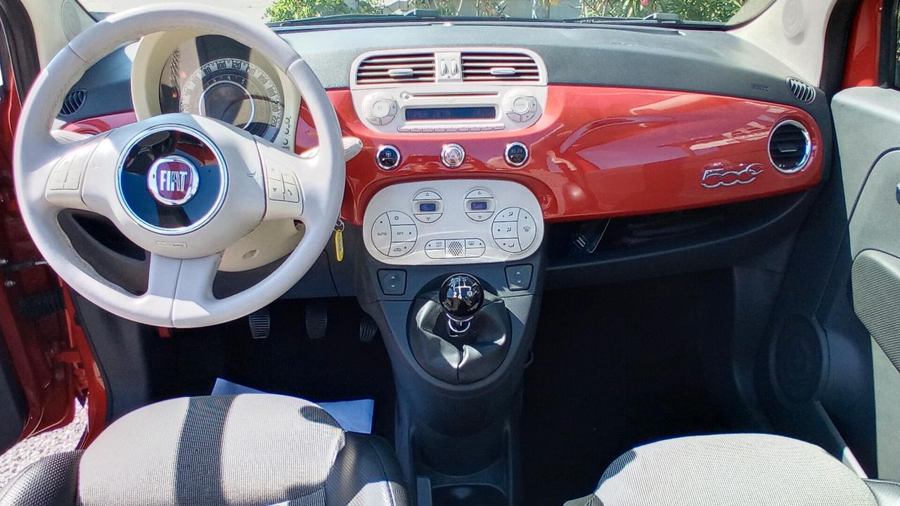 Fiat 500 500C Cabrio 1.2 Rock Cv. 69 Adatta a Neopatentati Versione con colore Fiat Rosso Corsa