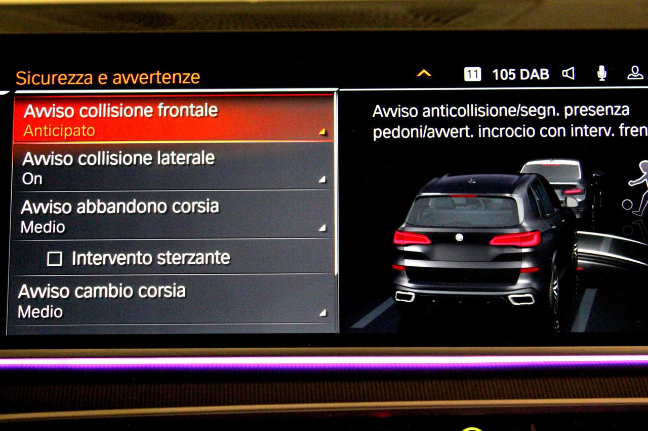Bmw X5 30d 286 CV MHEV 48V M SPORT PANORAMA HEAD UP ACC CERCHI 22"