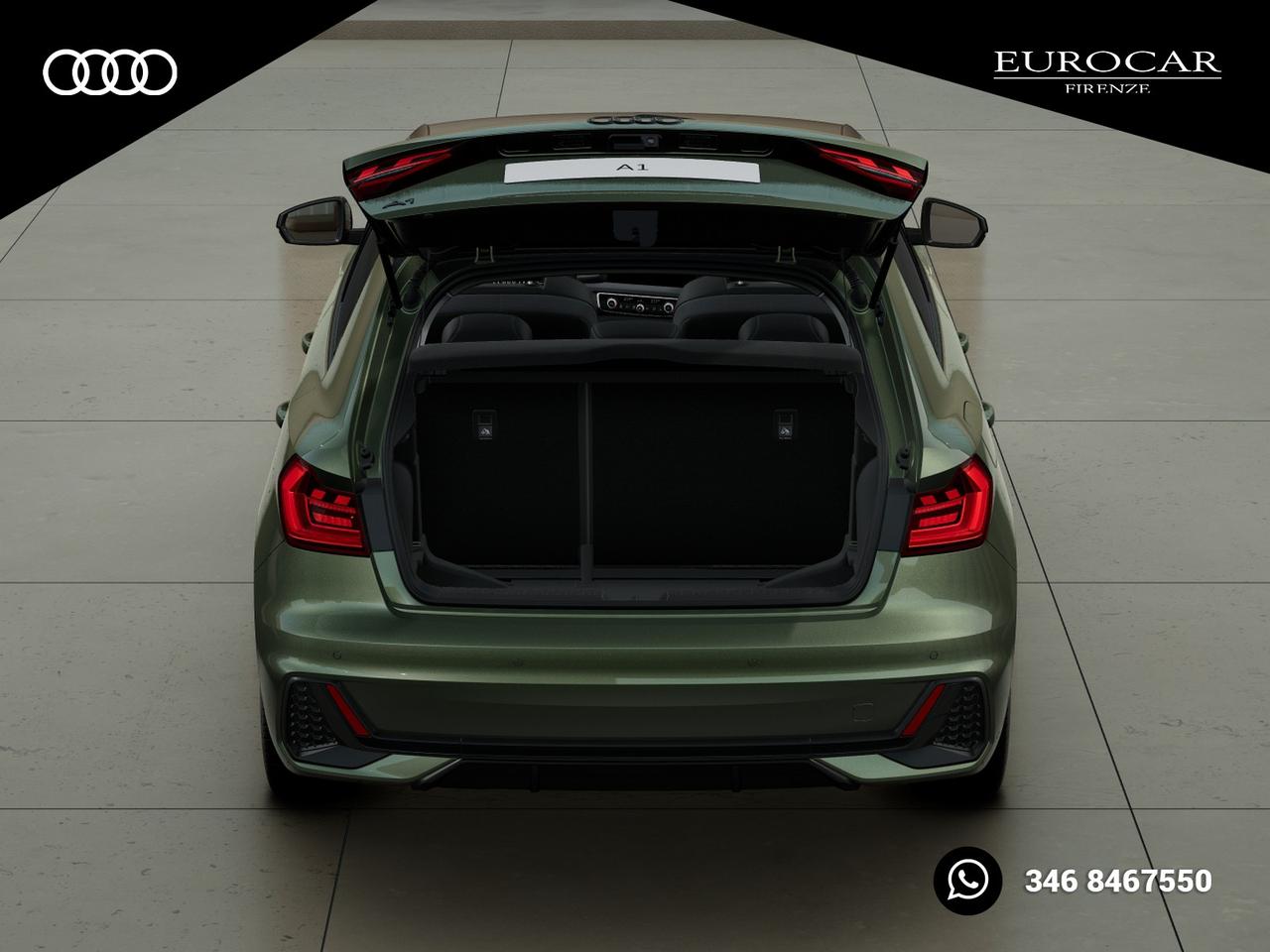 Audi A1 sportback 30 1.0 tfsi identity black 116cv s-tronic
