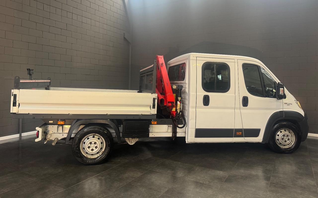 Fiat Ducato Maxi DOPPIA CABINA 7posti GRU FASSI ca