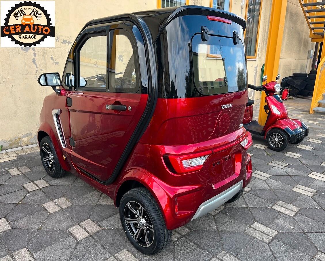 DELTA1 scooter cabinato anziani/disabili microcar minicar