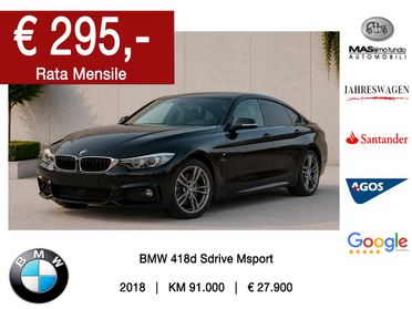 BMW Serie 4 Gran Coupé 418d Msport