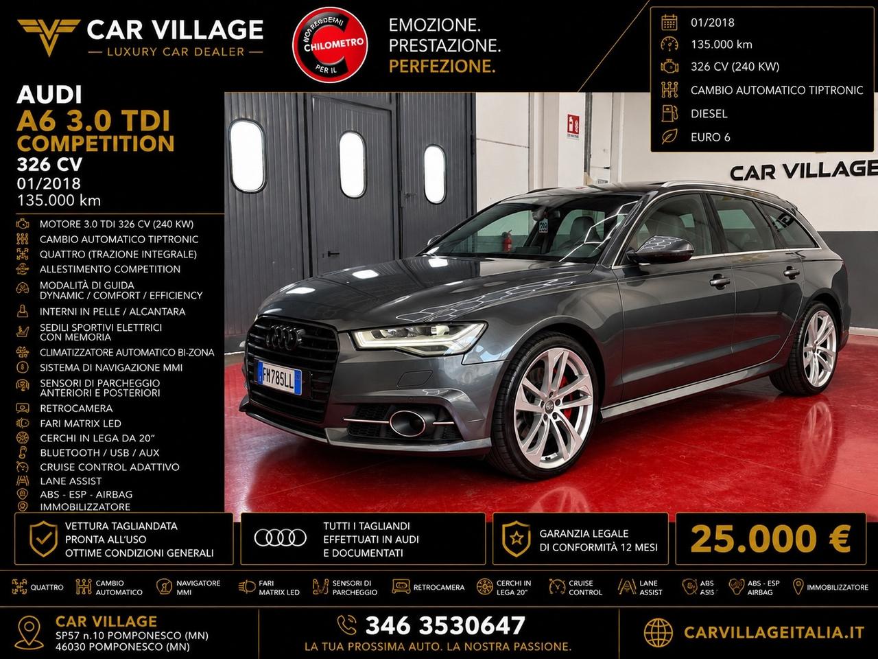 Audi A6 3.0 TDI competition quattro tip. Business Plus