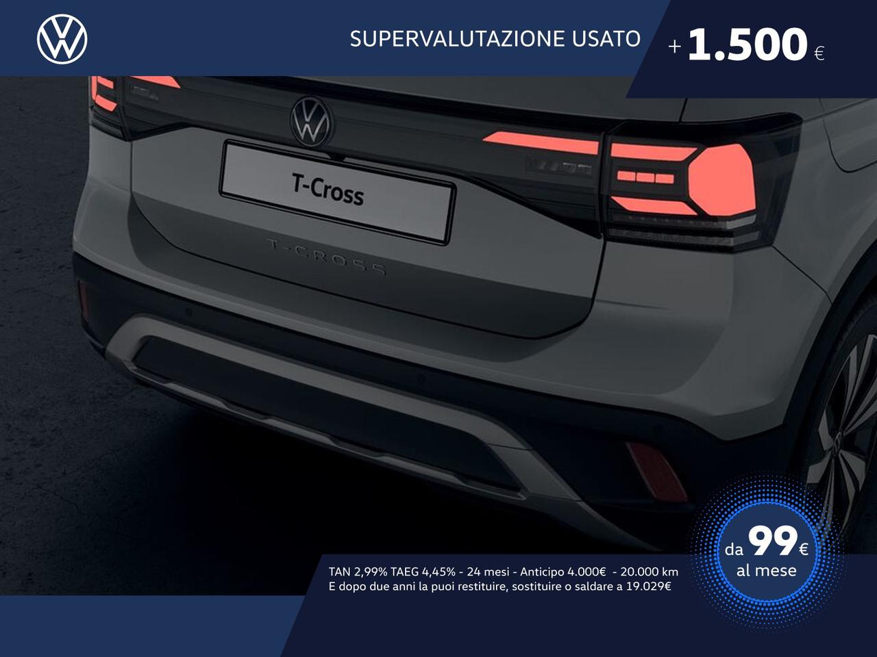 Volkswagen T-Cross 1.0 tsi edition plus 115cv