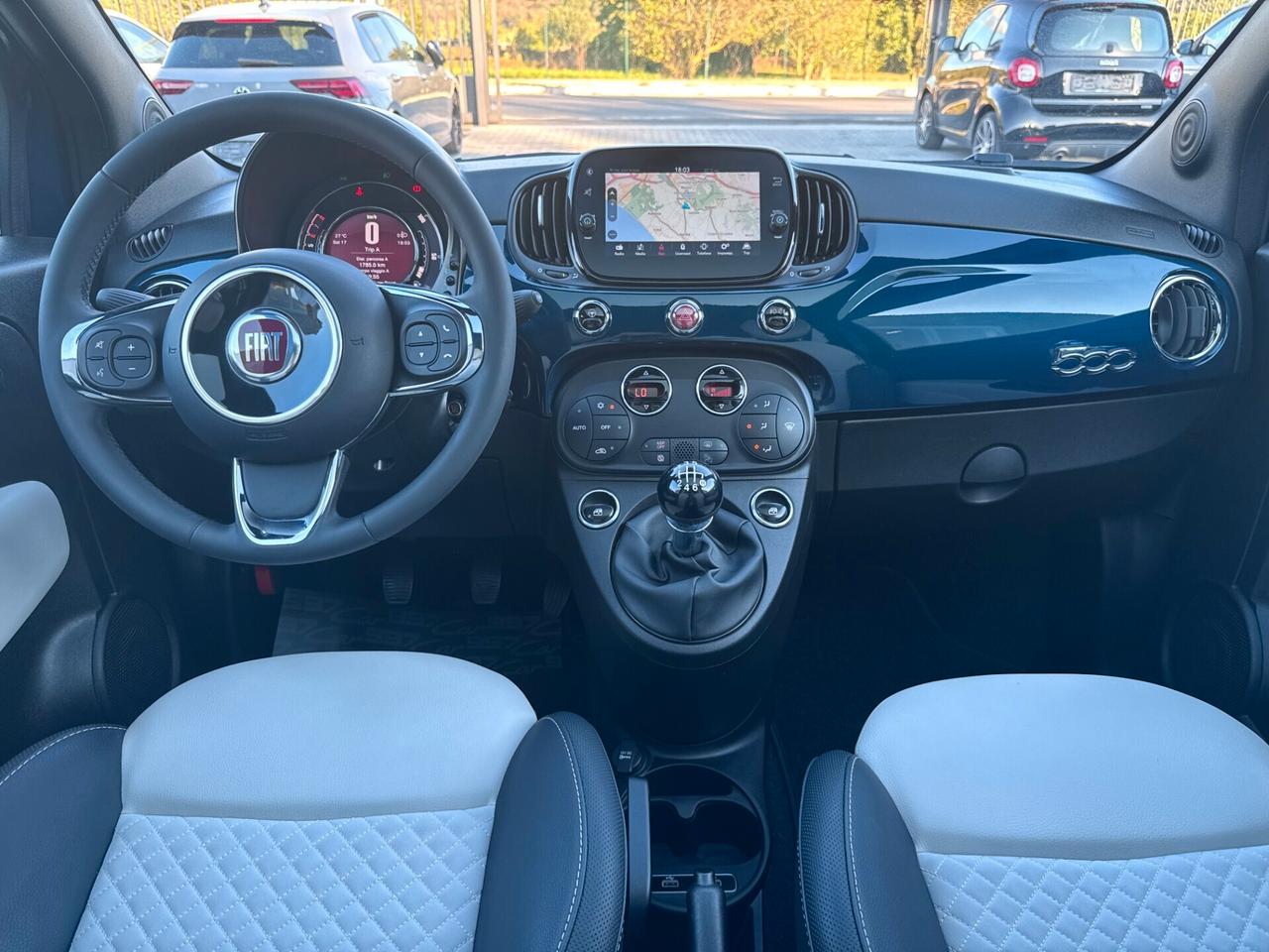 Fiat 500 1.0 Hybrid Dolcevita FULL OPTIONAL TETTO FENDI UNI PRO TAGLIANDATA