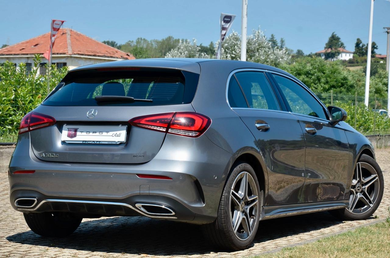 MERCEDES-BENZ A 180d PREMIUM AMG LINE 116cv AUTO, SERVICE UFF MERCEDES, EURO 6D, NAVI, RETROCAMERA, LUCI AMBIENTE 64 COLORI, PERMUTE