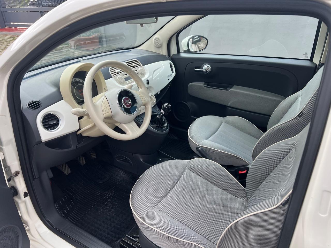 Fiat 500 1.2 benzina 69cv tetto Lounge