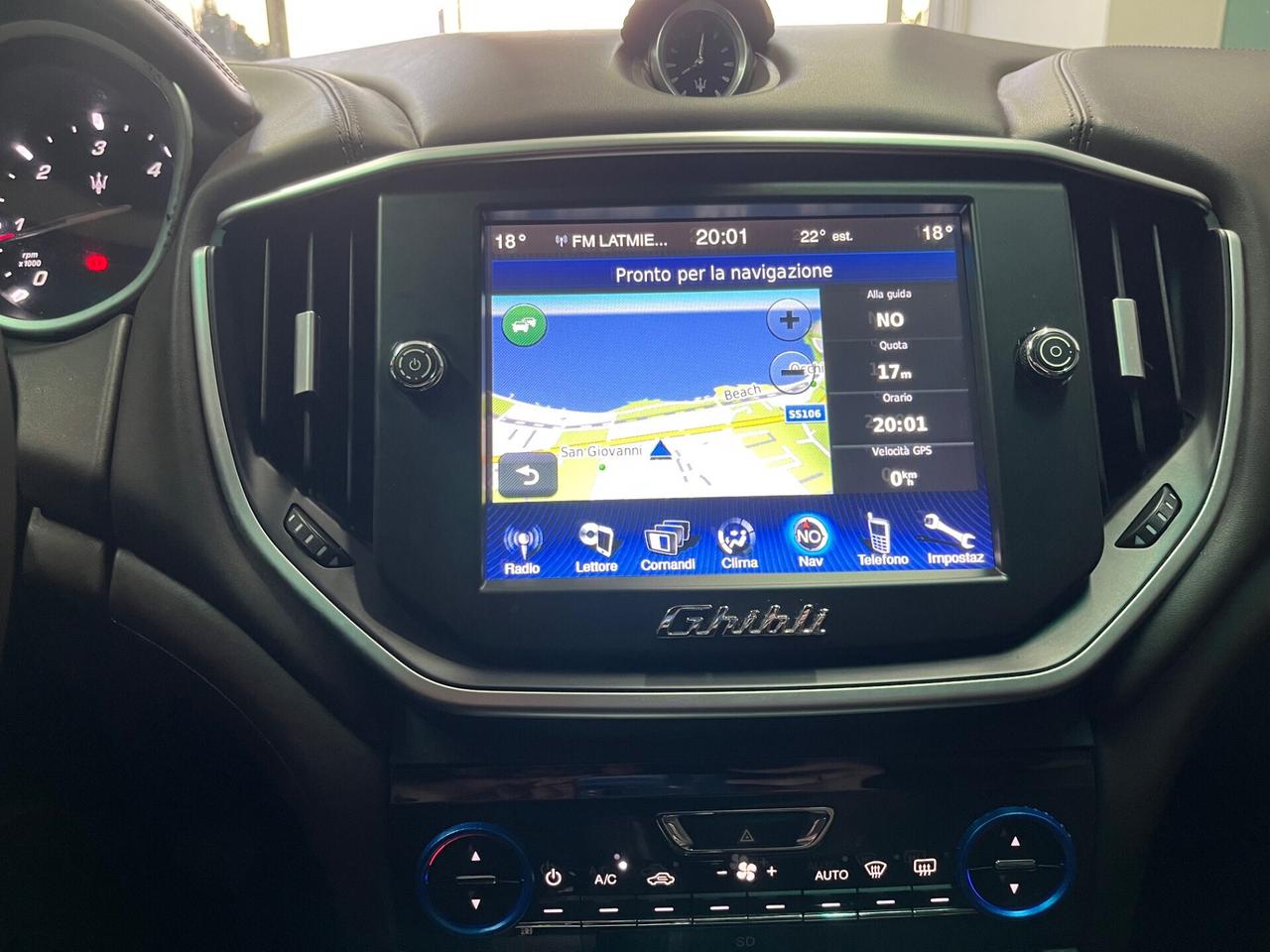 Maserati Ghibli 3.0d V6 250cv FULL SERVICE MASERATI