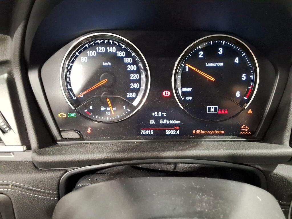 BMW 216D GRAN TOURER 116CV 6M. SPORT LINE ( FARI LED - PELLE - AMBIENT LIGHTS - CRUISE - NAVI - PDC - TELECAMERA POST. - CERCHI 17 )