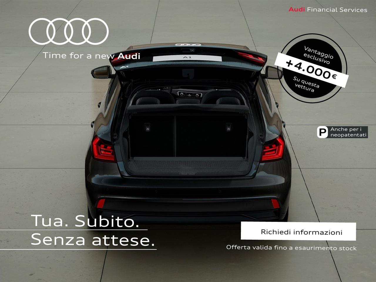 Audi A1 sportback 30 1.0 tfsi business 116cv s-tronic