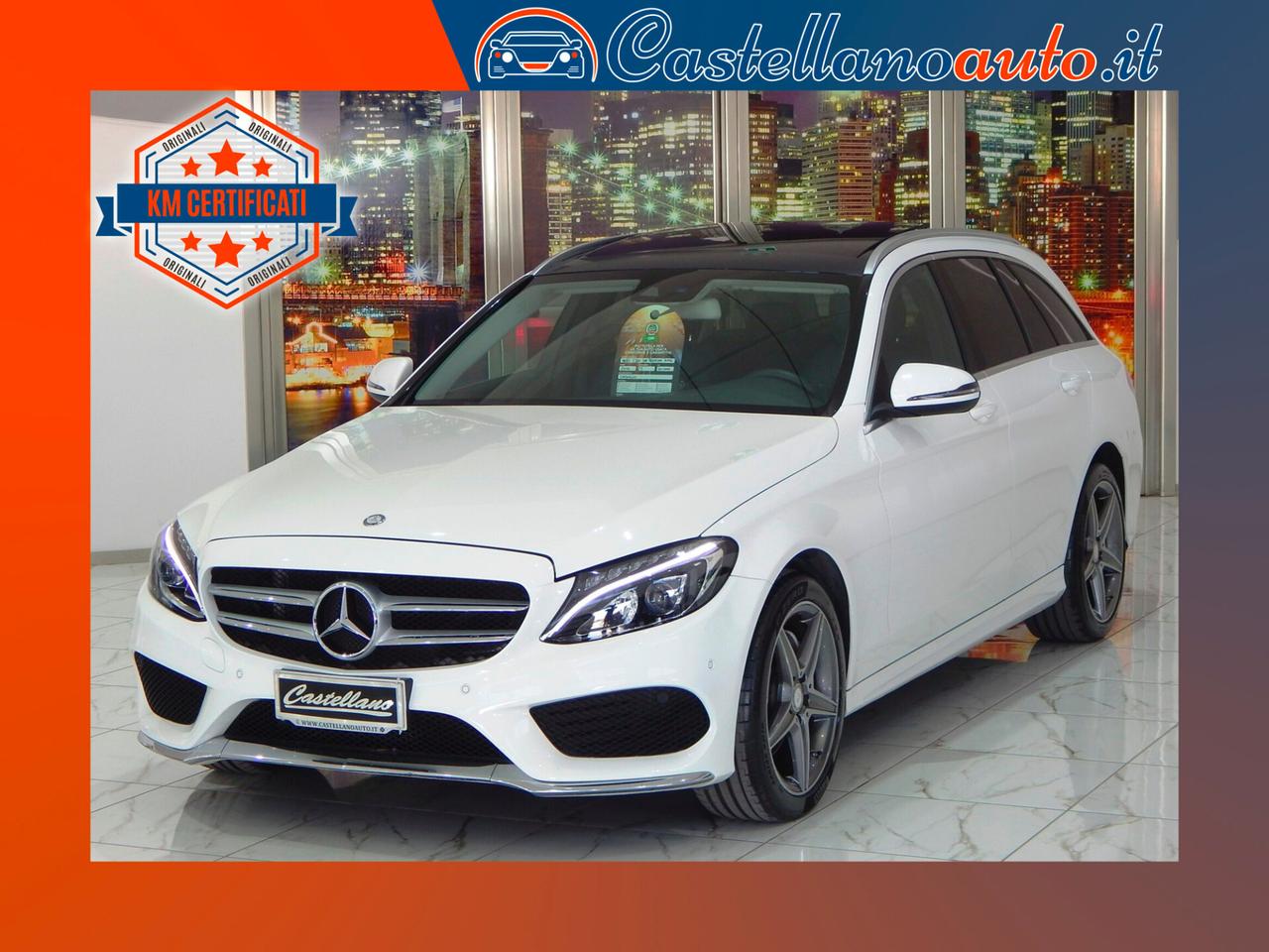 Mercedes-Benz C 220 d SW Premium Aut. TETTO-NAVI-PELLE-PARK-LED