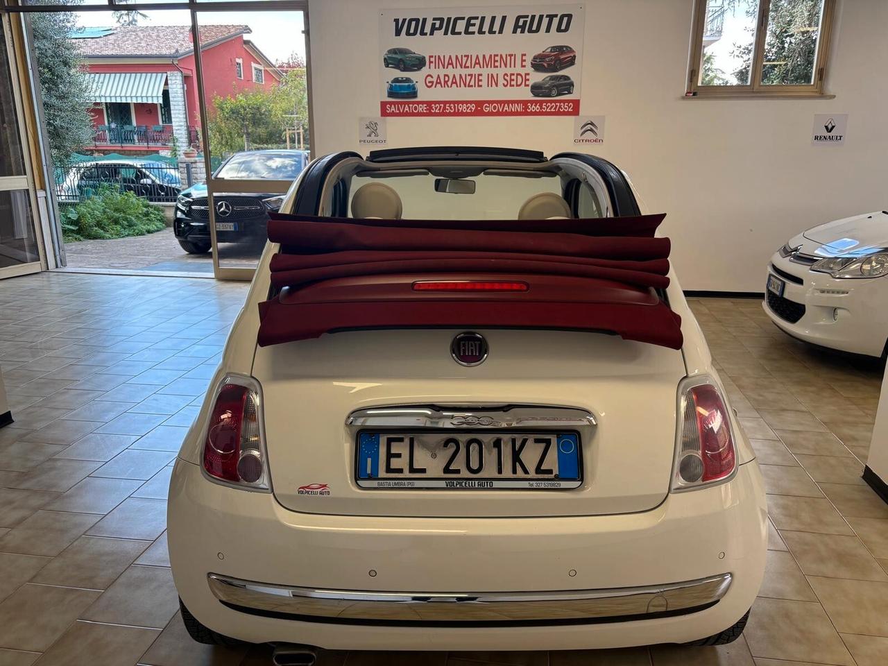 FIAT 500 ANNO 2012 BZ 1.2 CABRIO ADATTA NEOPATENTATI KM 114 MILA