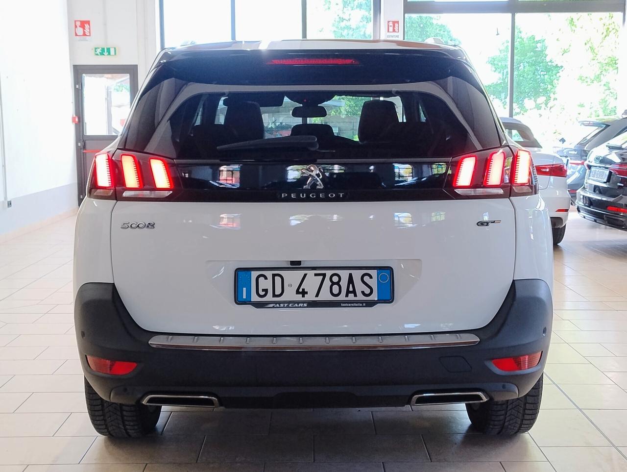 Peugeot 5008 2.0 bluehdi GT 180cv #TETTO #LED #PACK LUCI #7 POSTI