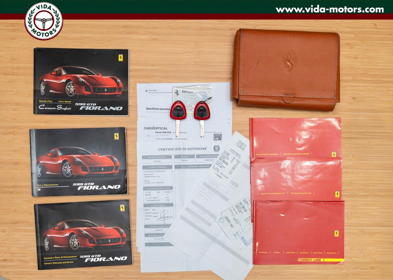 Ferrari 599 GTB * ITALIANA * SERVICE UFFICIALI * PRIMA VERNICE