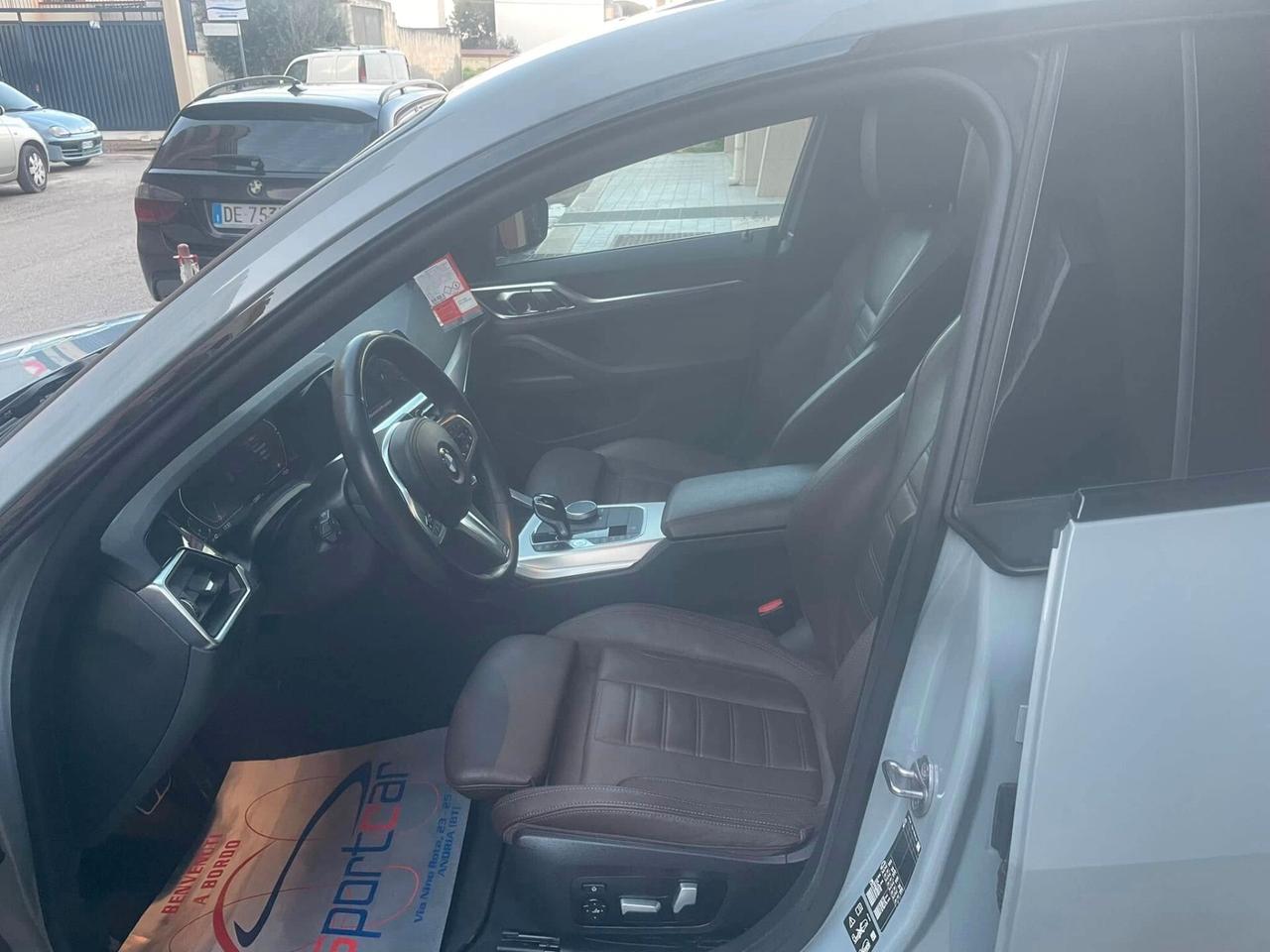 Bmw 420d GC xdrive 48V Msport TETTO NAVY PELLE 19' LED 360