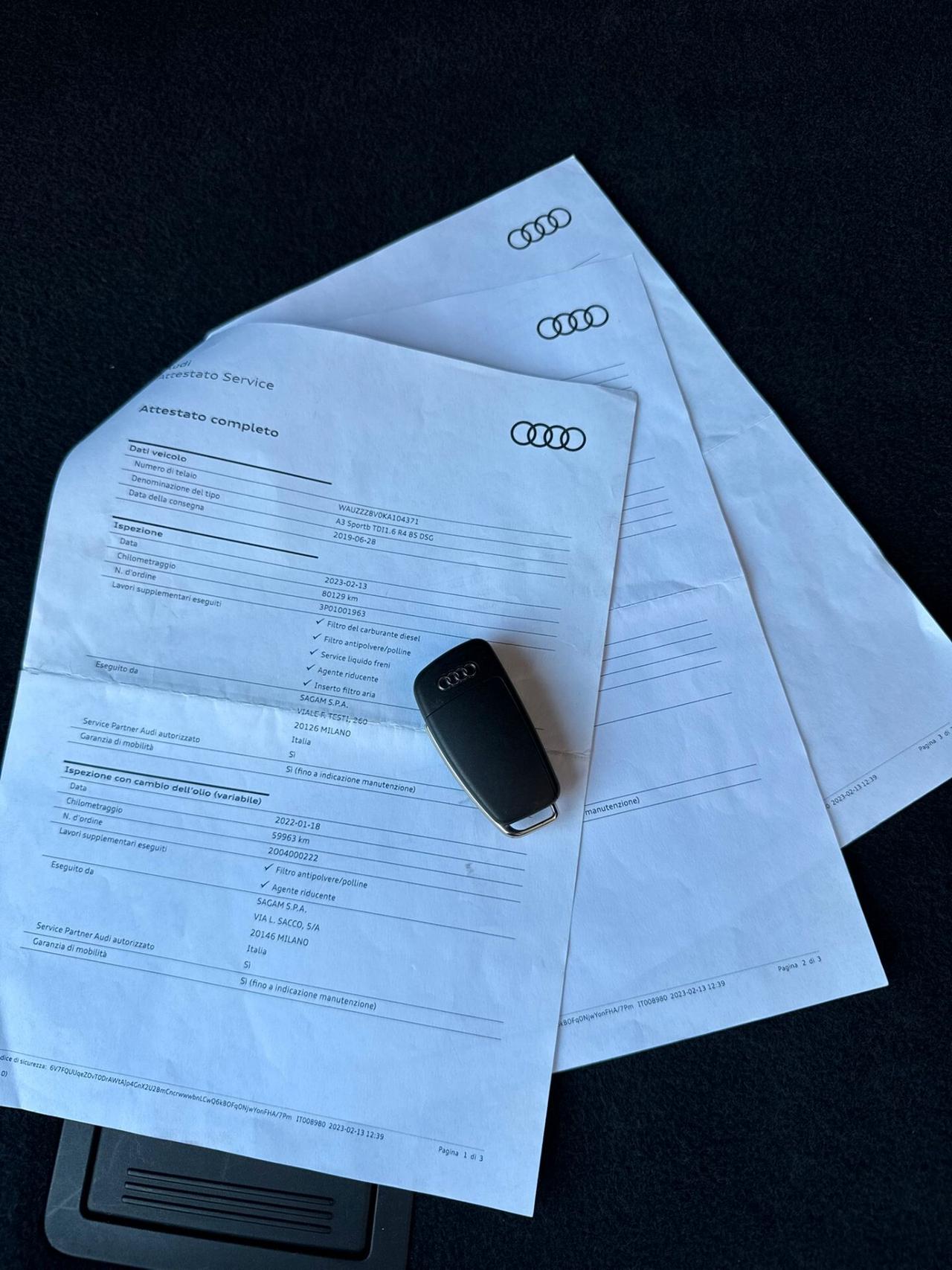 Audi A3 SPB 30 TDI S-tronic S-Line Virtual/Matrix