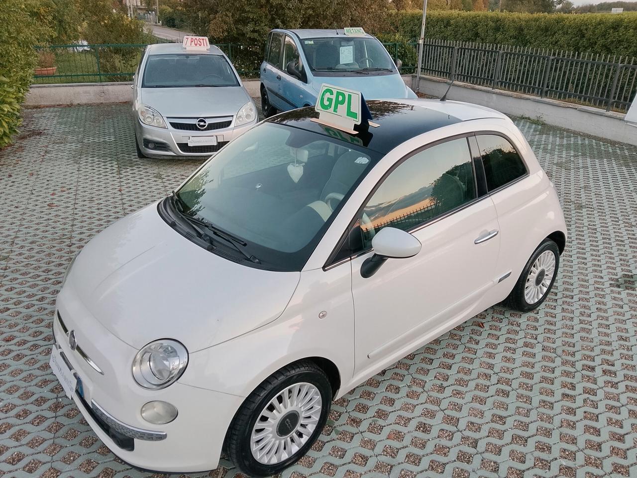 Fiat 500 1.2~GPL~NEOPAT~140.000~2012