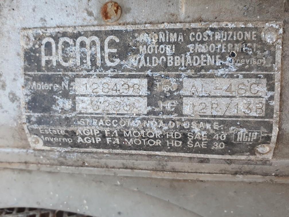 MOTOFALCIATRICE BCS 622 MOTORE ACME AL480