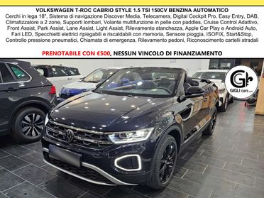 Volkswagen T-Roc Cabrio Style Camera C.18" Led PDC Navi Cruise