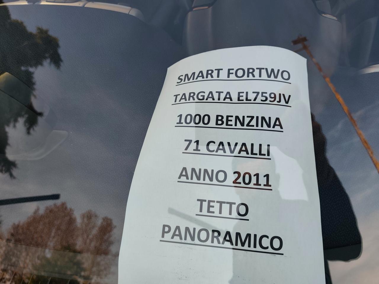 Smart ForTwo 1000 BENZINA passion