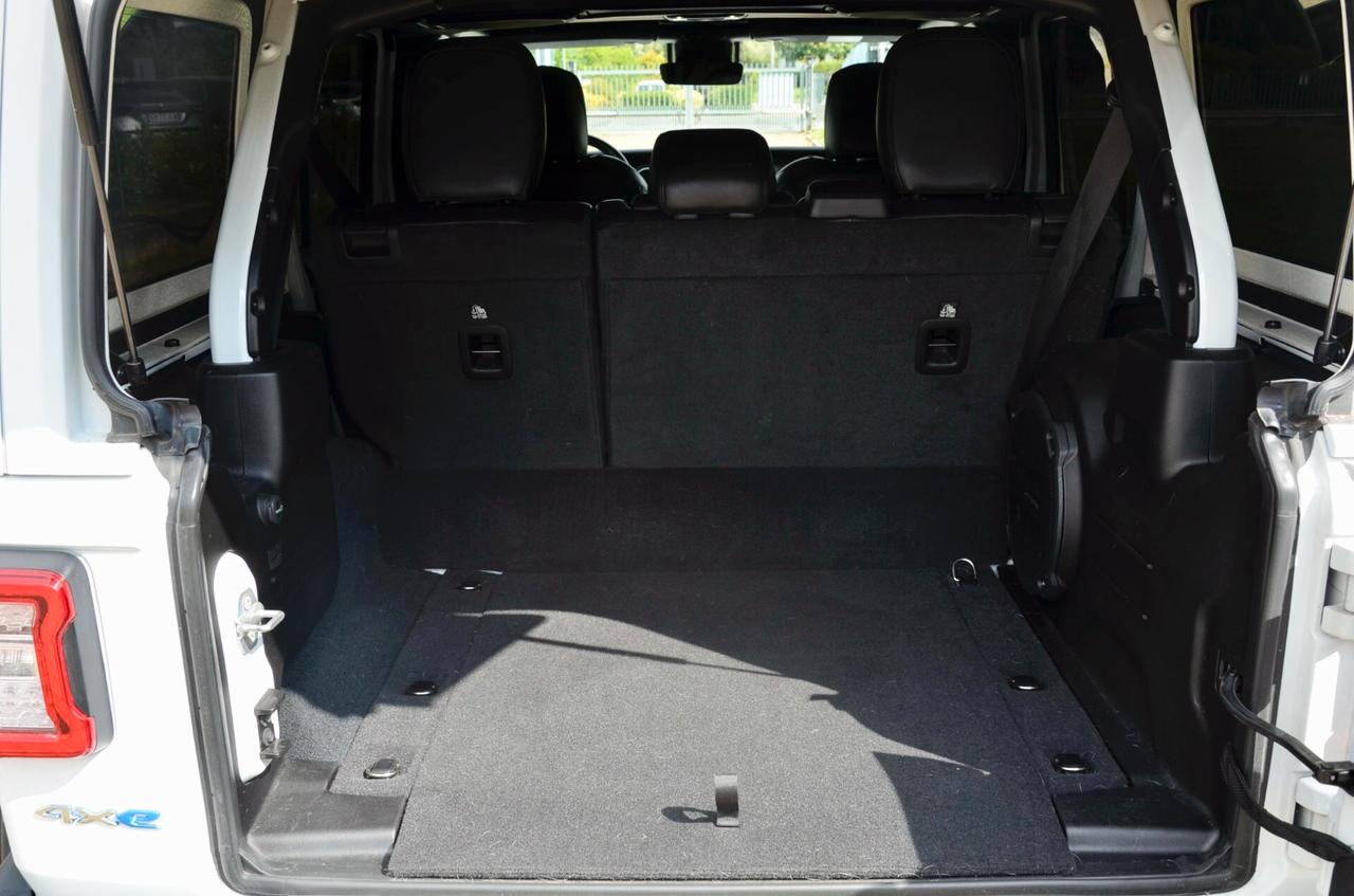JEEP WRANGLER UNLIMITED 2.0 PHEV SAHARA 4xe 380cv AUTO, IVA COMPRESA, UFF ITALIANA, HI-FI ALPINE, FARI LED, PERMUTE