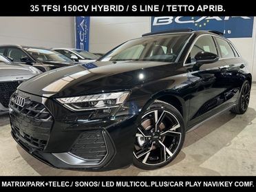 AUDI A3 SPB 35 TFSI Stronic S line"18 Sline/Tetto /Matrix