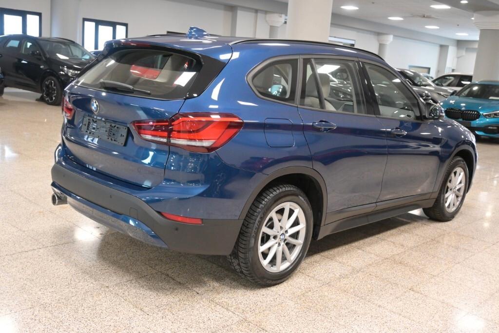 BMW X1 16D 115CV 6M. S-DRIVE BUSINESS ADVANTAGE ( FARI LED - CRUISE - NAVI - PELLE - PARK ASSISTANT - TELECAMERA POST. )