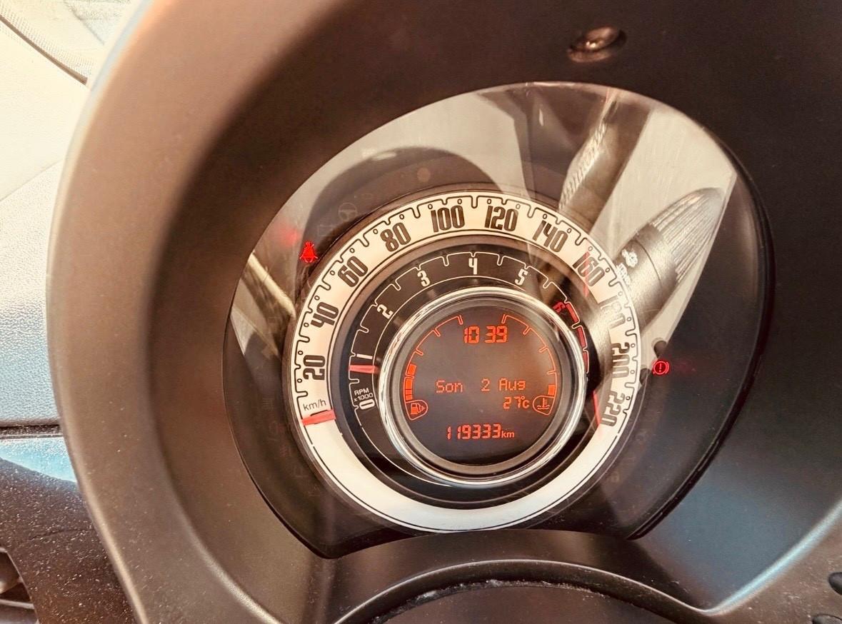 Fiat 500 1.2 Lounge anno 2014 - 119 km - euro 6