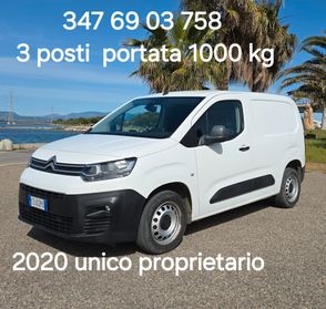 Citroen Berlingo BlueHDi 100 S&S Van 1.6 100 cv 3 posti portata (1000Kg)