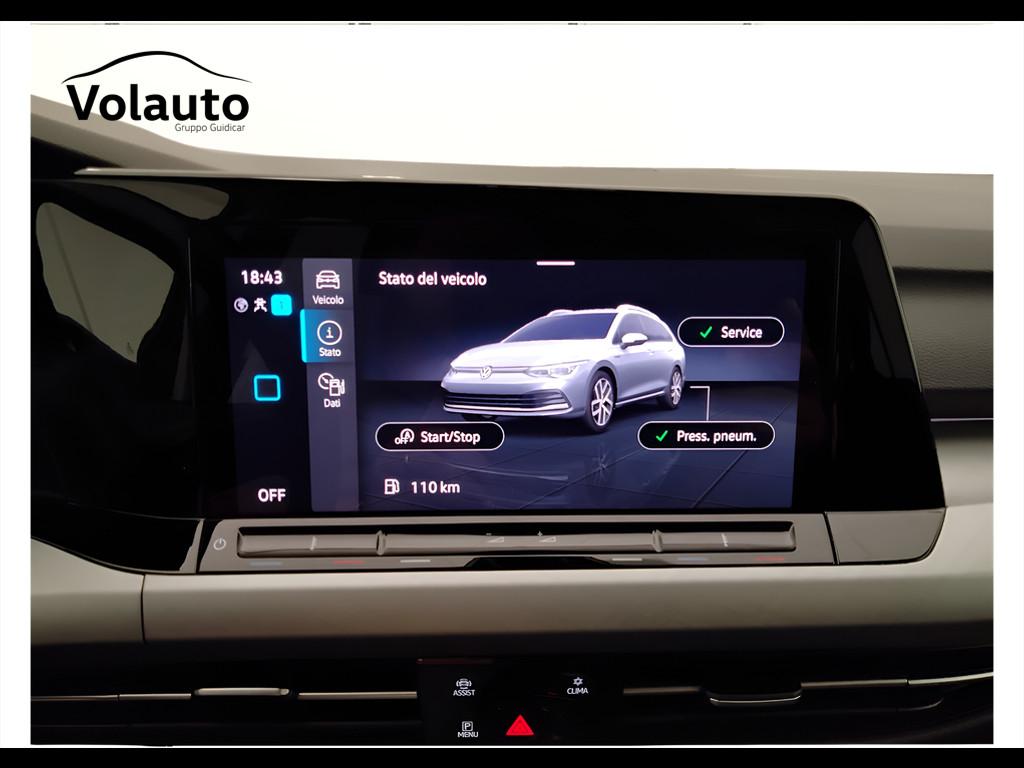 VOLKSWAGEN Golf VIII 2020 Variant - Golf Variant 1.0 etsi evo Life 110cv dsg