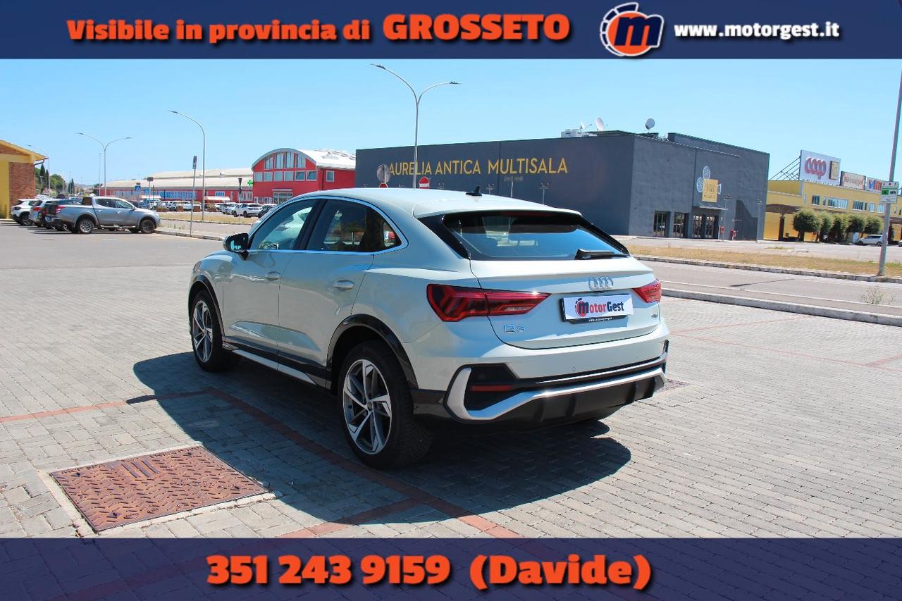 Audi Q3 Sportback 45 2.0 tfsi S line edition quattro 245cv s.-tronic