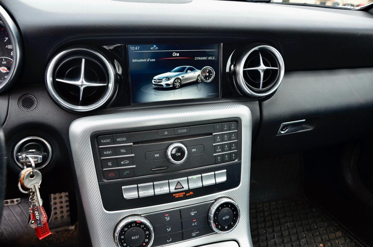 MERCEDES SLC 200 PREMIUM AMG LINE 184cv AUTO, UFF ITALIANA, SERVICE DIMOSTRABILI, SCARICO, RETROCAMERA, PELLE, PERMUTE
