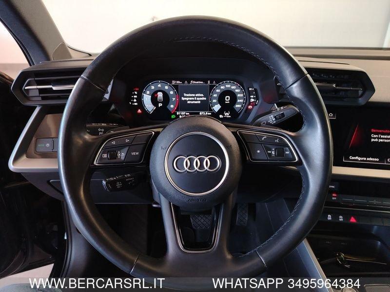 Audi A3 SPB 30 TFSI S tronic *AUTOM*NAVI*VIRTUAL COCKPIT*CRUISE CONTROL ADATTIVO*