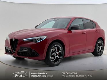 ALFA ROMEO Stelvio 2.0 Turbo 280 CV AT8 Q4 Veloce Harman-pelle Rossa