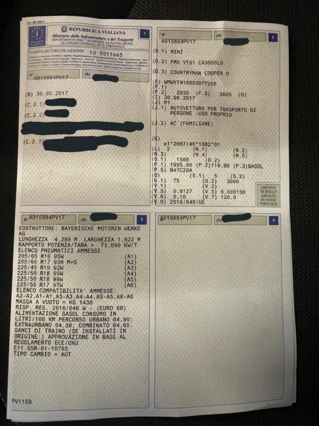 MINI Countryman 2.0 Cooper D Countryman Automatica