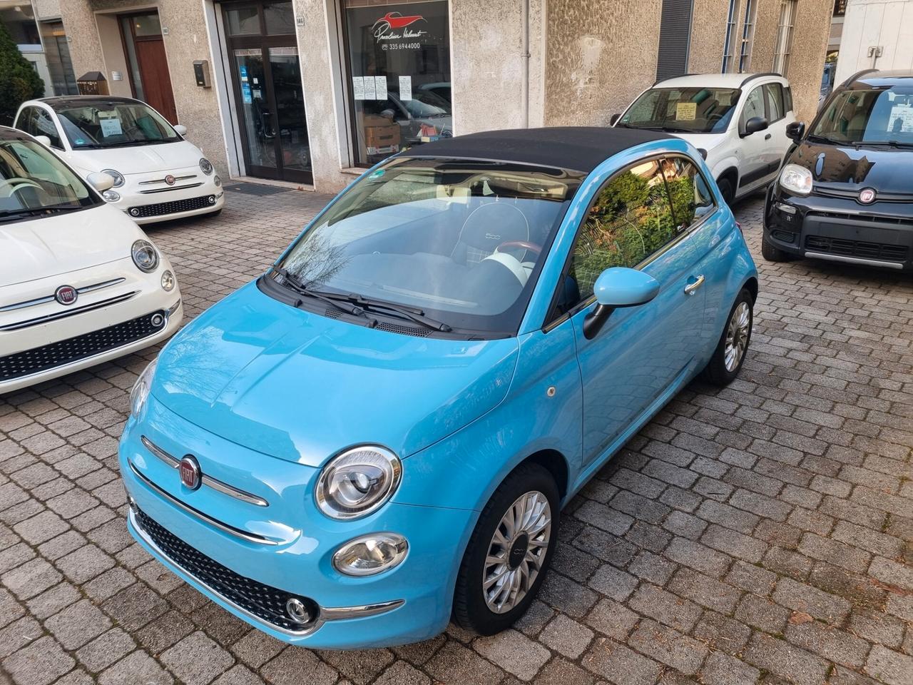 Fiat 500 C 1.2 Lounge anno2016 km58000 neopat