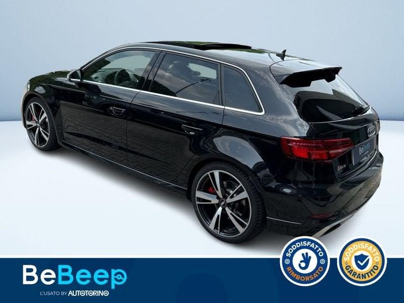 Audi A3 RS3 SPORTBACK 2.5 TFSI QUATTRO S-TRONIC