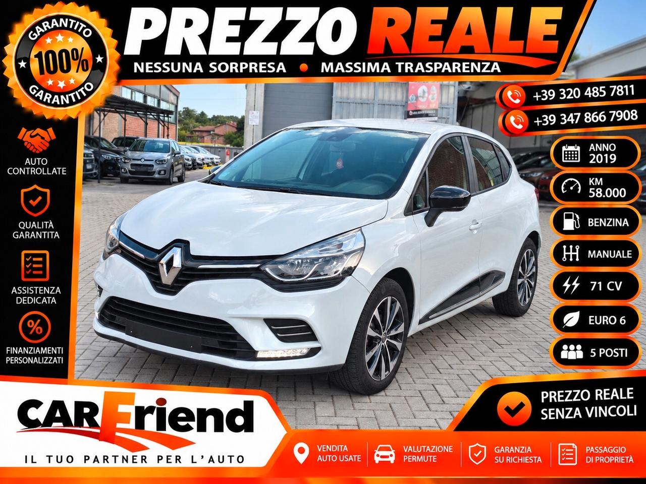 Renault Clio TCe 12V 75 CV 5 porte Life