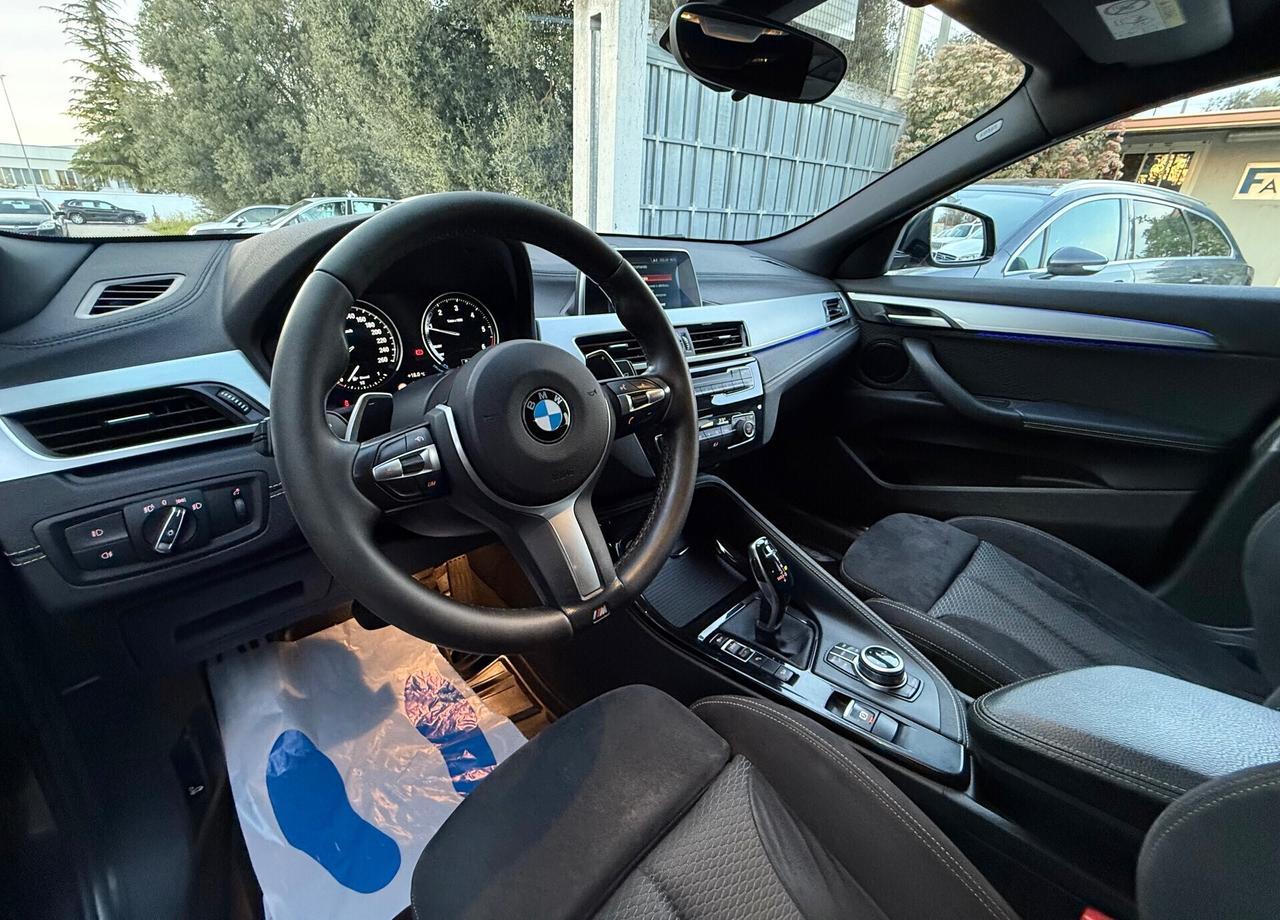 Bmw X2 xDrive20d Msport,LED multicolore,alcantara con cuc.gialle,cerchi neri,FULL OPTIONAL
