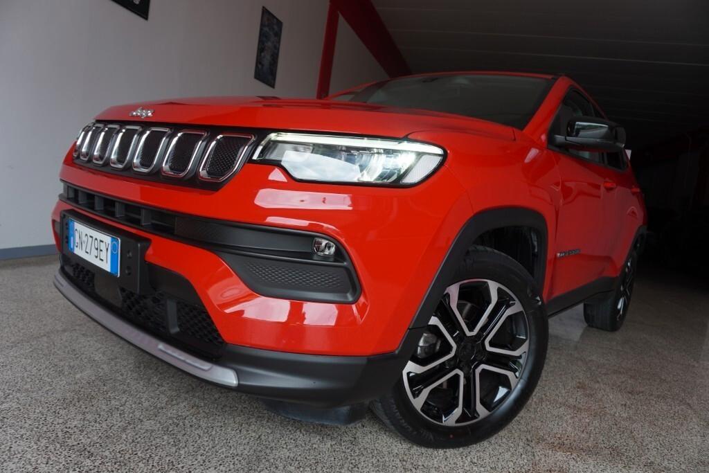 JEEP COMPASS 1.6 M-JET 16V 130CV 6M. 2WD LIMITED ( FARI LED - COCKPIT - ADAPTIVE CRUISE - PELLE - MIRROR - TELECAMERA POST. - CERCHI 18 )
